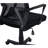 Ergonomic Breathable Mesh Chair For Work, Lumbar Support, Minimalist Look, 20.53 Lb Weight Comfortable Mid - Back Office Chair, Weight, Black