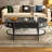 Solid Wood Glass Coffee Table-104387475