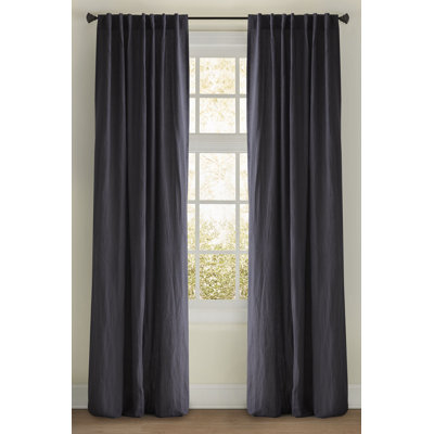 Dante Laundered Linen Drapery Panel