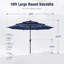 Parasol lumineux 120 "avec manivelle-1959936709