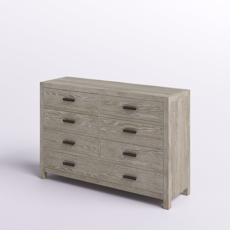Asdrbal 60'' W 8 - Drawer Dresser, Gray