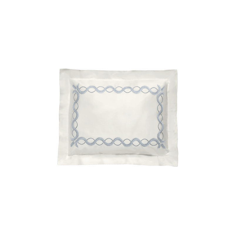Diana Embroidery By DEA Cotton Pillow Sham, Standard