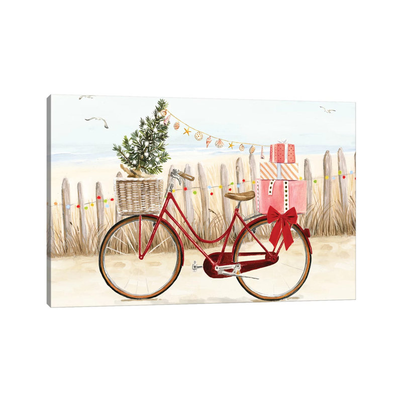 «Christmas Coast» par Victoria Borges, impression sur toile tendue, H 18 po x l 26 po x P 1,5 po