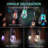 48ft 15-Bulb Color Changing Outdoor Standard String Light with Remote Control