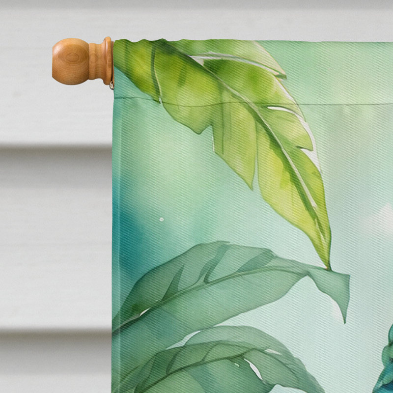 House Flag, Multicolor Amazon Parrot