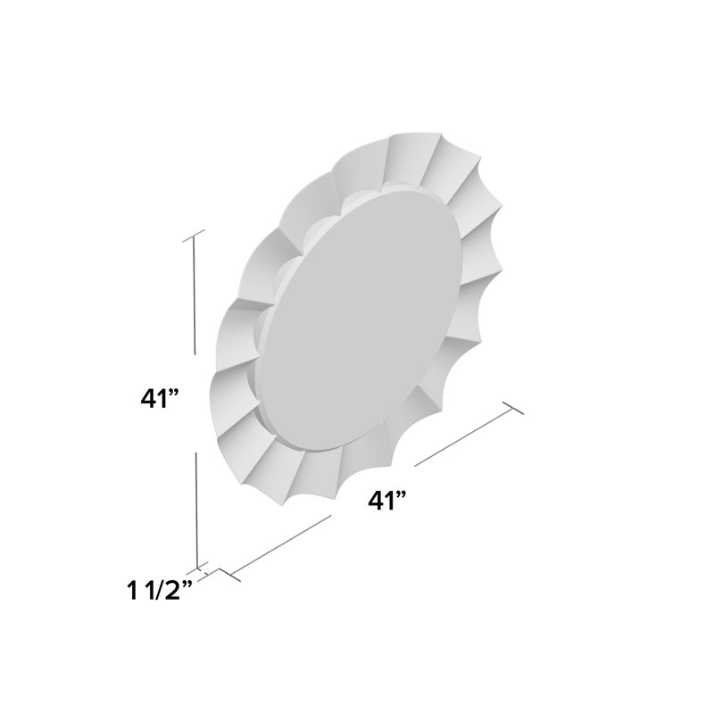 Killead Vertical Round Wall Mirror