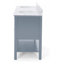 Meuble-lavabo de salle de bain avec comptoir en marbre et double lavabo en céramique-539696190