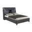 Lit plateforme tapissier moderne