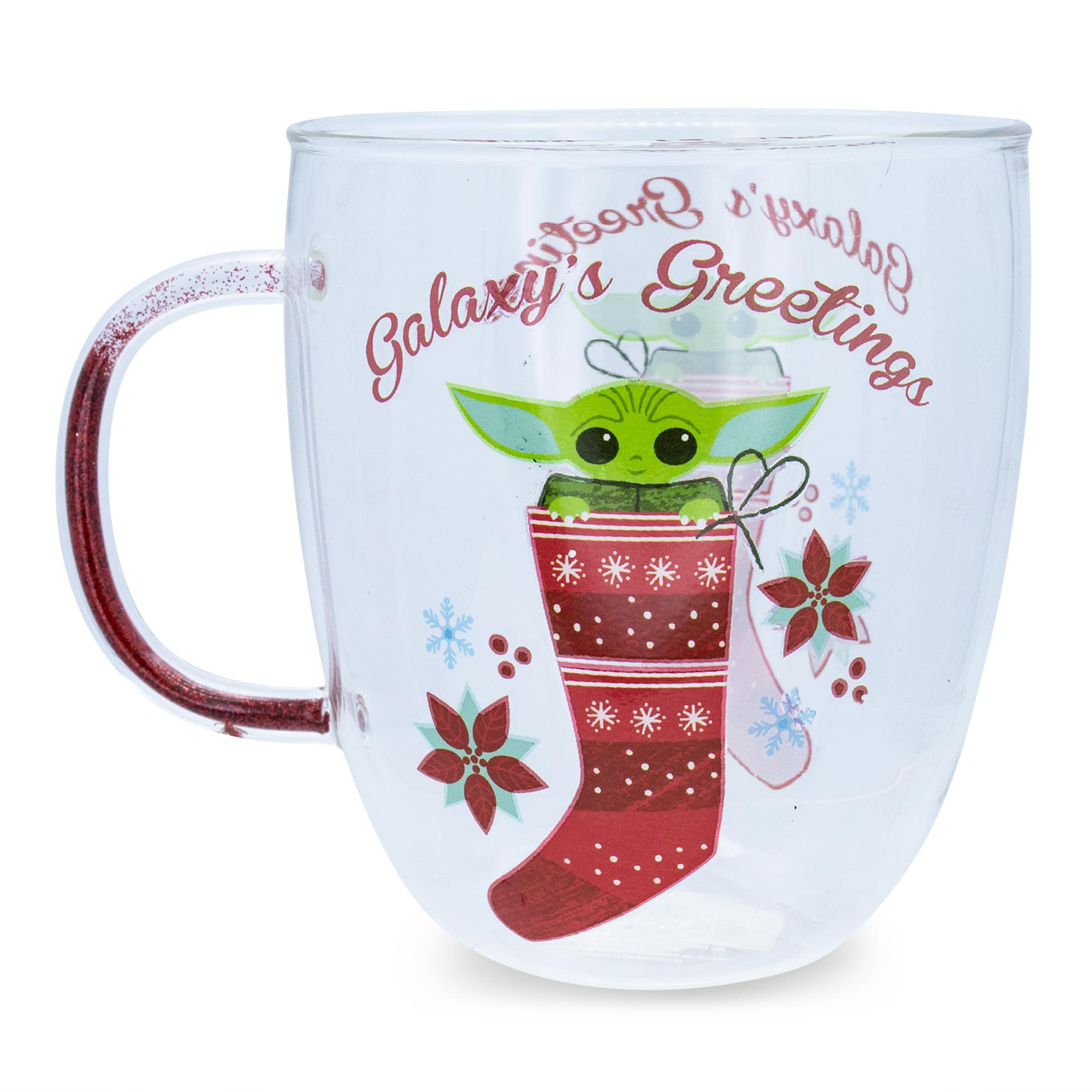 Disney Star Wars Mandalorian Grogu Baby Yoda 20 Oz Coffee Mug Cup Silver  Buffalo