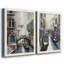 Venise I - ensemble de 2 reproductions d'art-1099009504-1099009506-1099009509