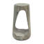 Table de bout robuste Mgo, finition de texture bois, style moderne pour le patio et la maison