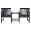 Banc en bois tête-à-tête en bois-63874674