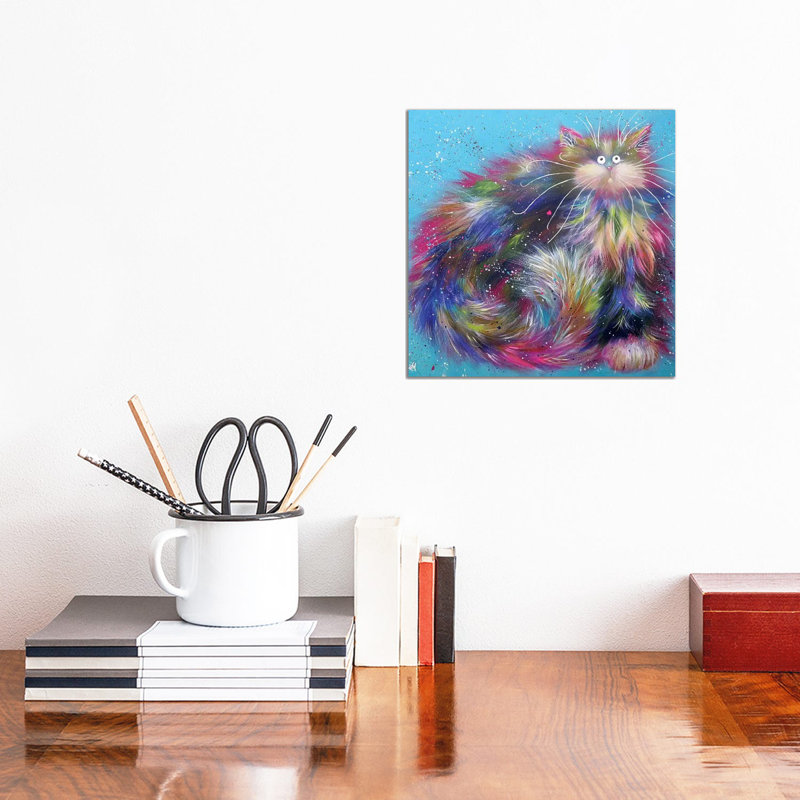 « Fandango » par Kim Haskins-reproduction d’art sur toile tendue, H 12 po x l 12 po x P 1,5 po