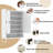 Shoe Cabinet with 2 Flip Drawers-326106245