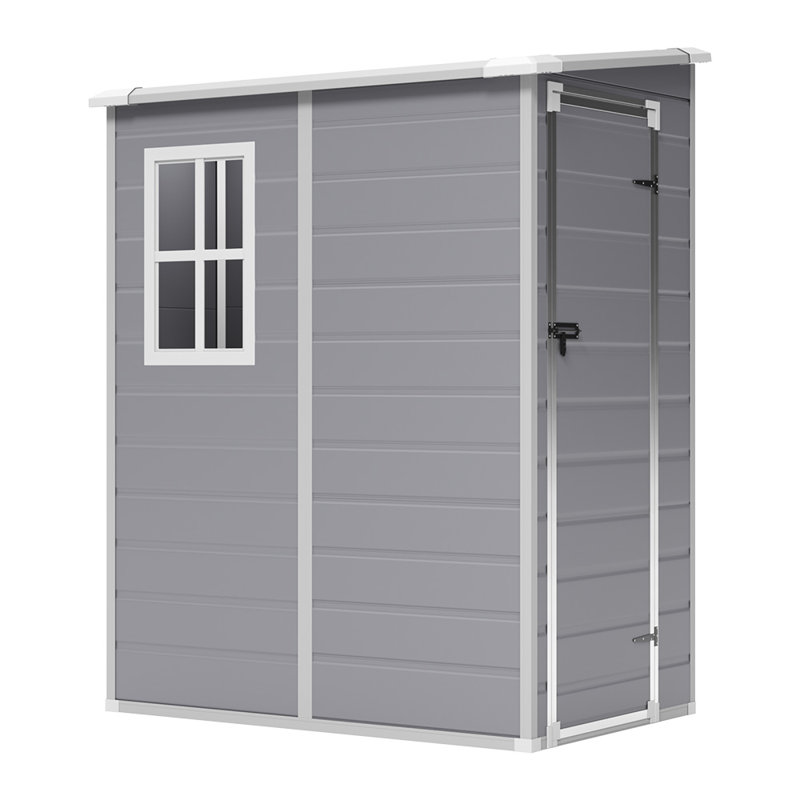 Plastic Outdoor Garden Storage Shed, 14.2 sq.ft.