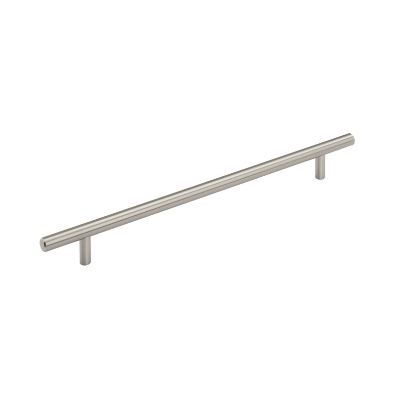 Poignées de barre centre à centre, 10 1/16", Nickel satiné, 1
