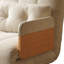 Fauteuil-lit convertible 3-en-1 de 43,37 po - Dossier à 5 positions, mousse haute densité et pieds en bois massif, idéal pour les petits espaces et les adultes