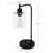 Minakumari Metal Desk Lamp - Industrial Table Lamp with USB Charge Ports with Touch Control-134128840