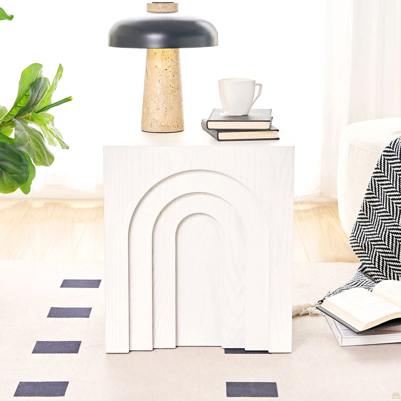 Table d'appoint carrée 15,74 po