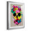 Crâne floral - peinture encadrée-1832937182-1832937180