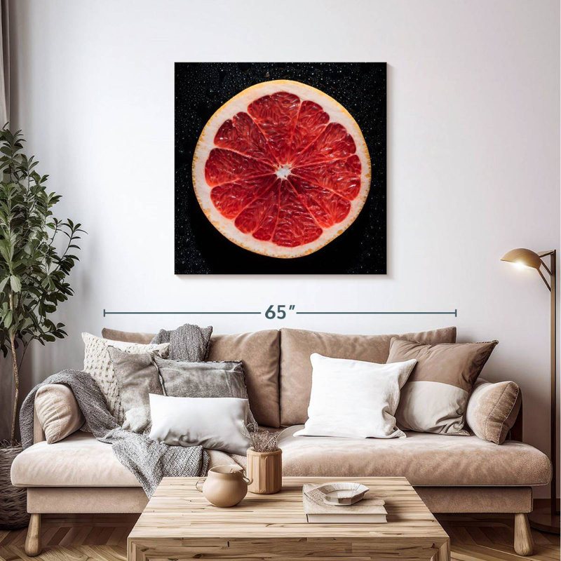 Yarlin Grapefruit, 39" H x 39" W