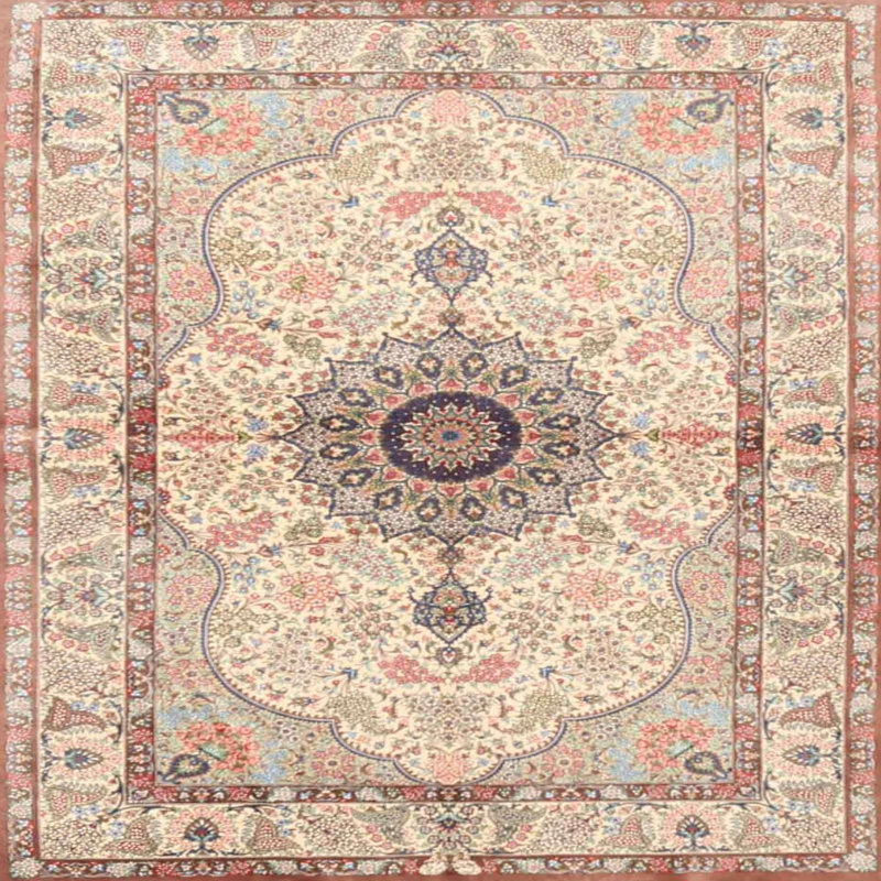 Oriental Indoor Rug, Round 3'