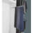 Pullout 14 Inch Side Mount Extending Closet Tie And Belt Organization Storage Rack Holder For Up To 25 Ties, Chrome