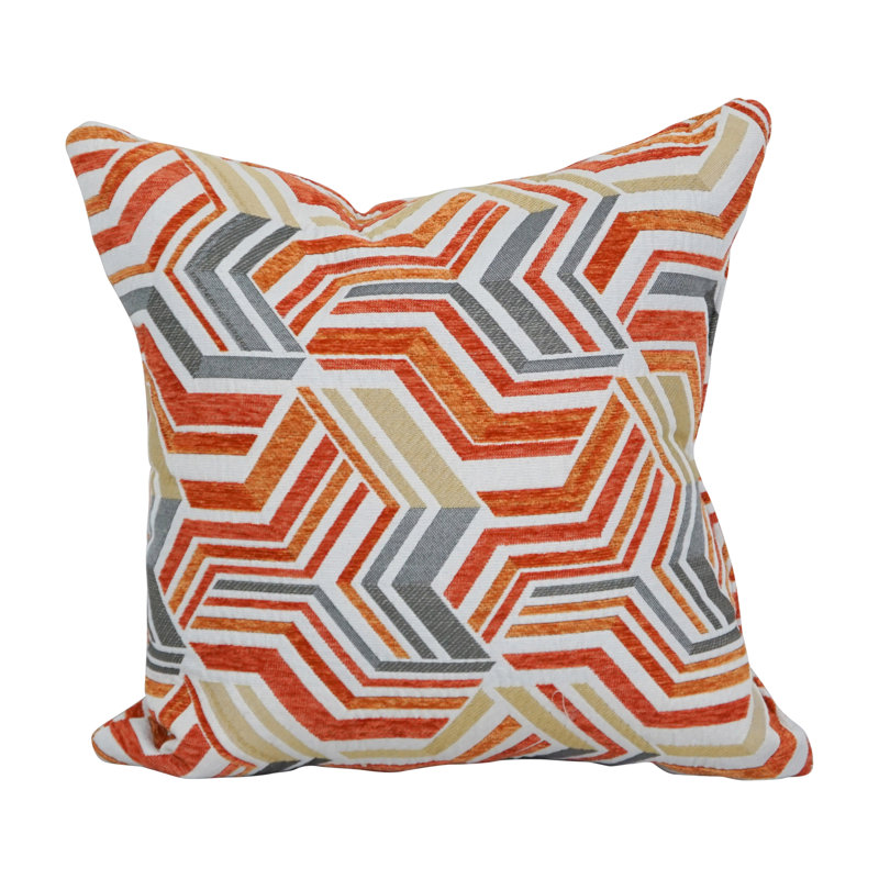 Geometric Reversible Throw Pillow