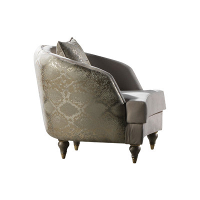 Fauteuil d'appoint crème Lima