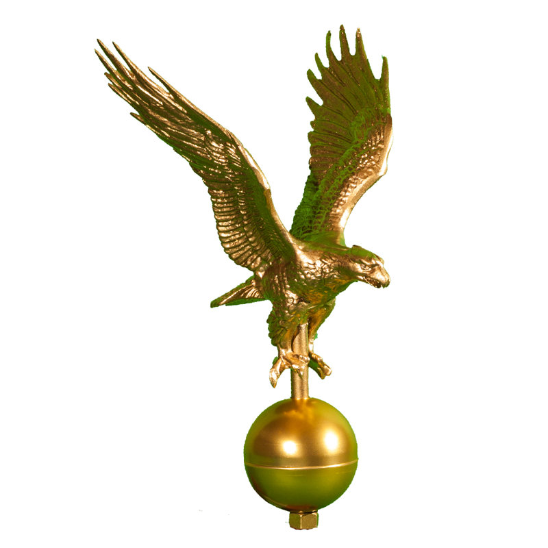 Mât en aluminium Aigle, Grand (H 18 po x l 16 po), Or