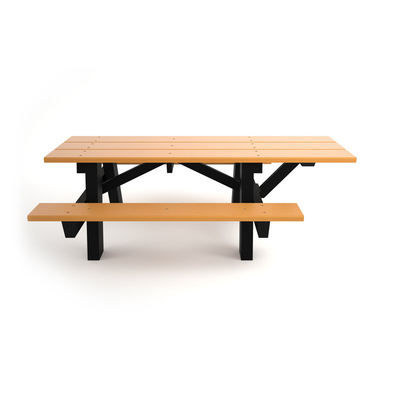 Table à cadre en A Montelongo ADA, Cèdre, Aucun