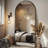Arched Full Length Mirror with Aluminum Alloy Frame, Shatterproof Glass, Wall-Mounted/Leaning/Freestanding Design-837535203-837535200
