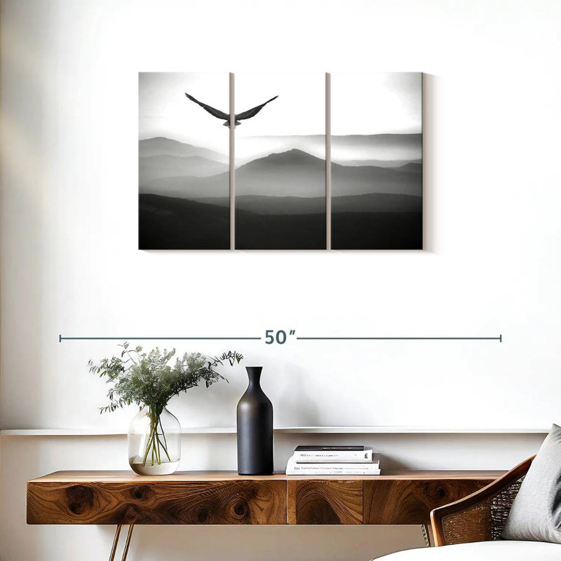 Brampt Flying Mountain Eagle, 20" H x 33" W