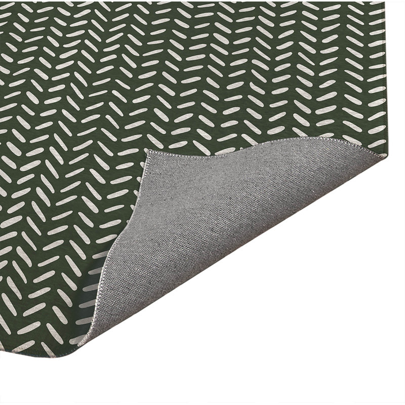 Tapis de bureau léger Dream Splat, L 3 pi x L 2 pi, Chimichurri