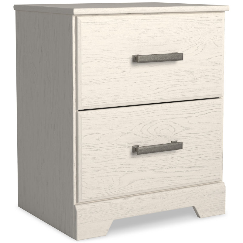Vendula 2 - Drawer Nightstand, White