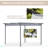 Retractable Pergola Canopy, Outdoor UV Protection & Sun Shade, Steel Frame For Garden, Grill, Patio, Backyard