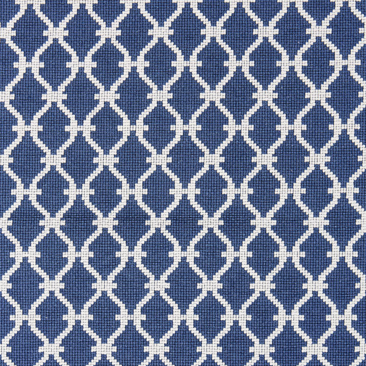 Oriana Trellis Weave Fabric, Denim