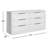 Aria Wood 70" W 6-Drawer Dresser