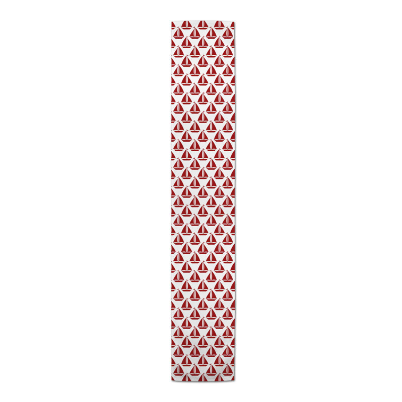 Chemin de table géométrique McKnight, L 72 po x l 16 po, Rose