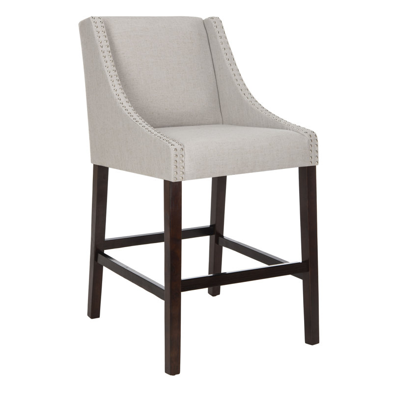 Tabouret de bar et de comptoir Stirling, Tabouret de bar (siège d'une hauteur de 29,5 po), Gris