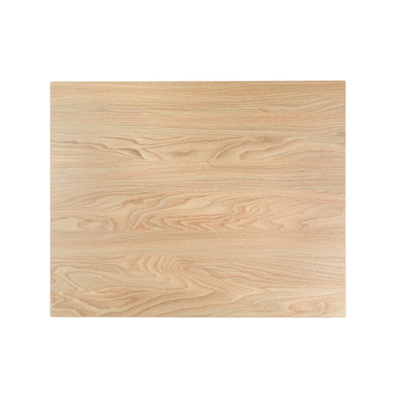 Plateau de table en mélamine Ashman Vintage Oaks FHS, 24 po x 30 po, Bois de frêne naturel