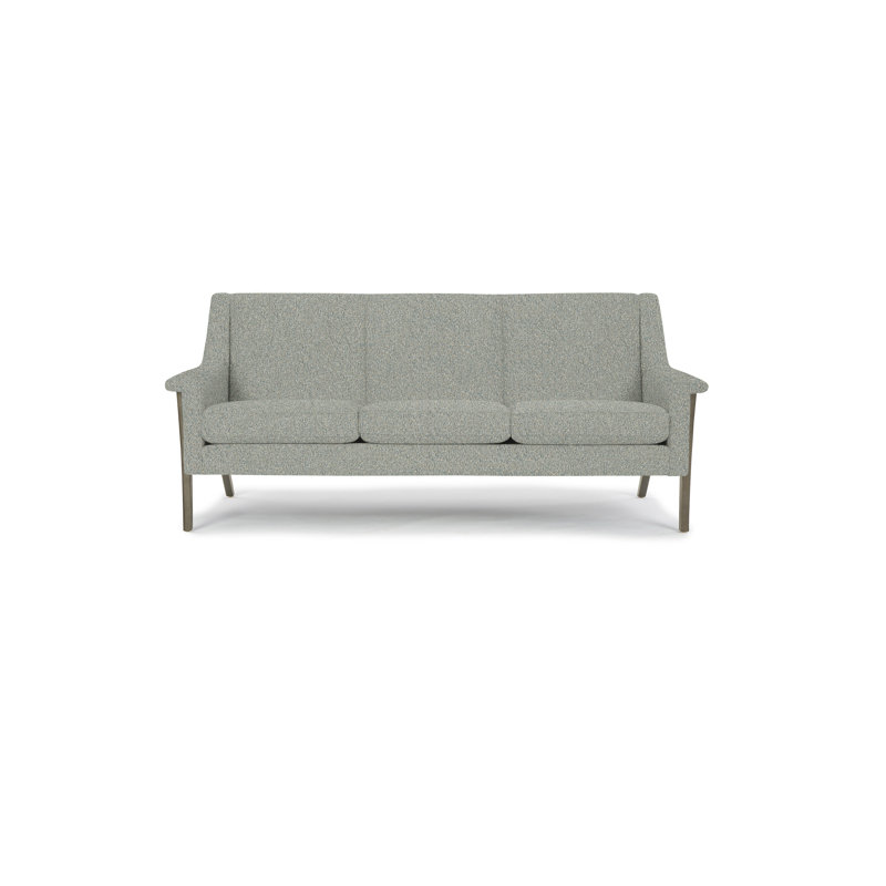 Arlo Sofa, Driftwood, Stone Polyester Blend