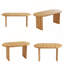 Table de salle à manger extensible moderne avec rallonges amovibles-927331174