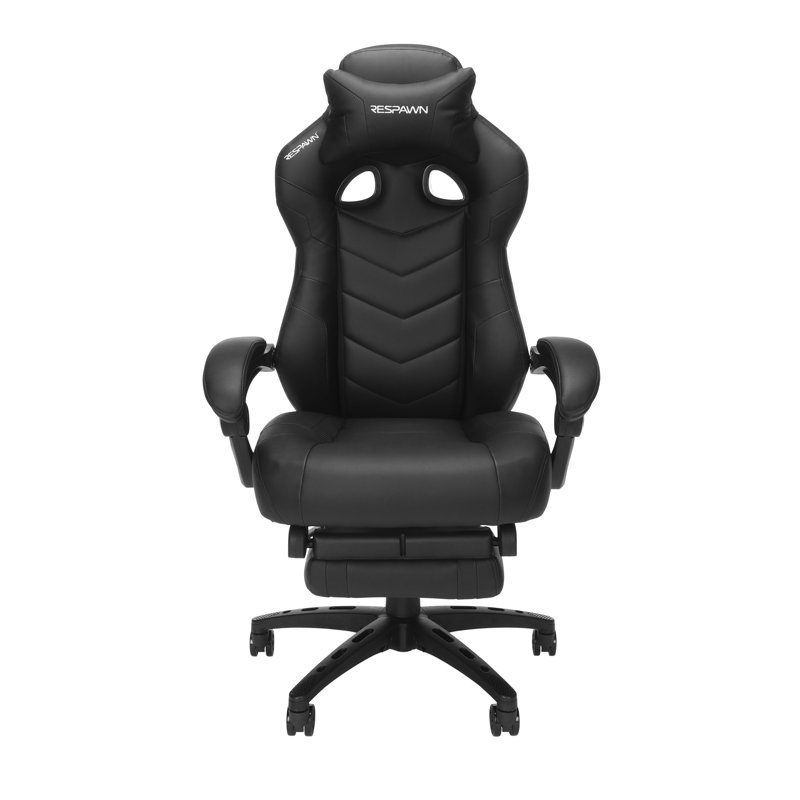RESPAWN 110 Pro Gaming Chair - Gaming Chair with Footrest, Reclining Gaming Chair, Video Gaming Computer Desk Chair, Adjustable Desk Chair, Gaming Chairs For Adults With Headrest Pillow
