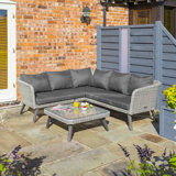 Rowlinson Hanoi Corner Rattan Sofa Set