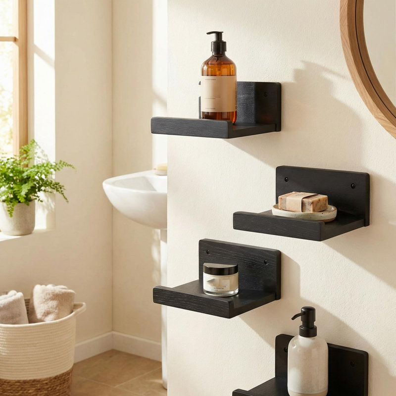 Wood Wall Organizer, Brown