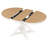 Retro Functional Extendable Dining Table With A 12" Leaf For Dining Room And Living Room-1996917164