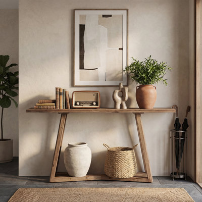 Console 63 po pour vestibule
