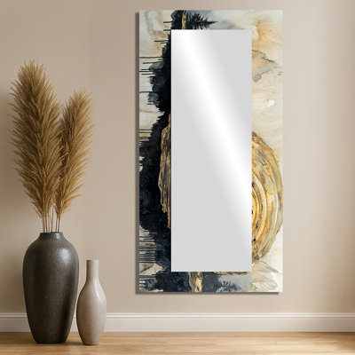 «Indian God Meditation Connecting to the Woods II» - Art mural miroir de l'hindouisme - imprimé sur métal