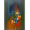 Bouddha paisible avec des fleurs | Acrylique sur toile Cavas